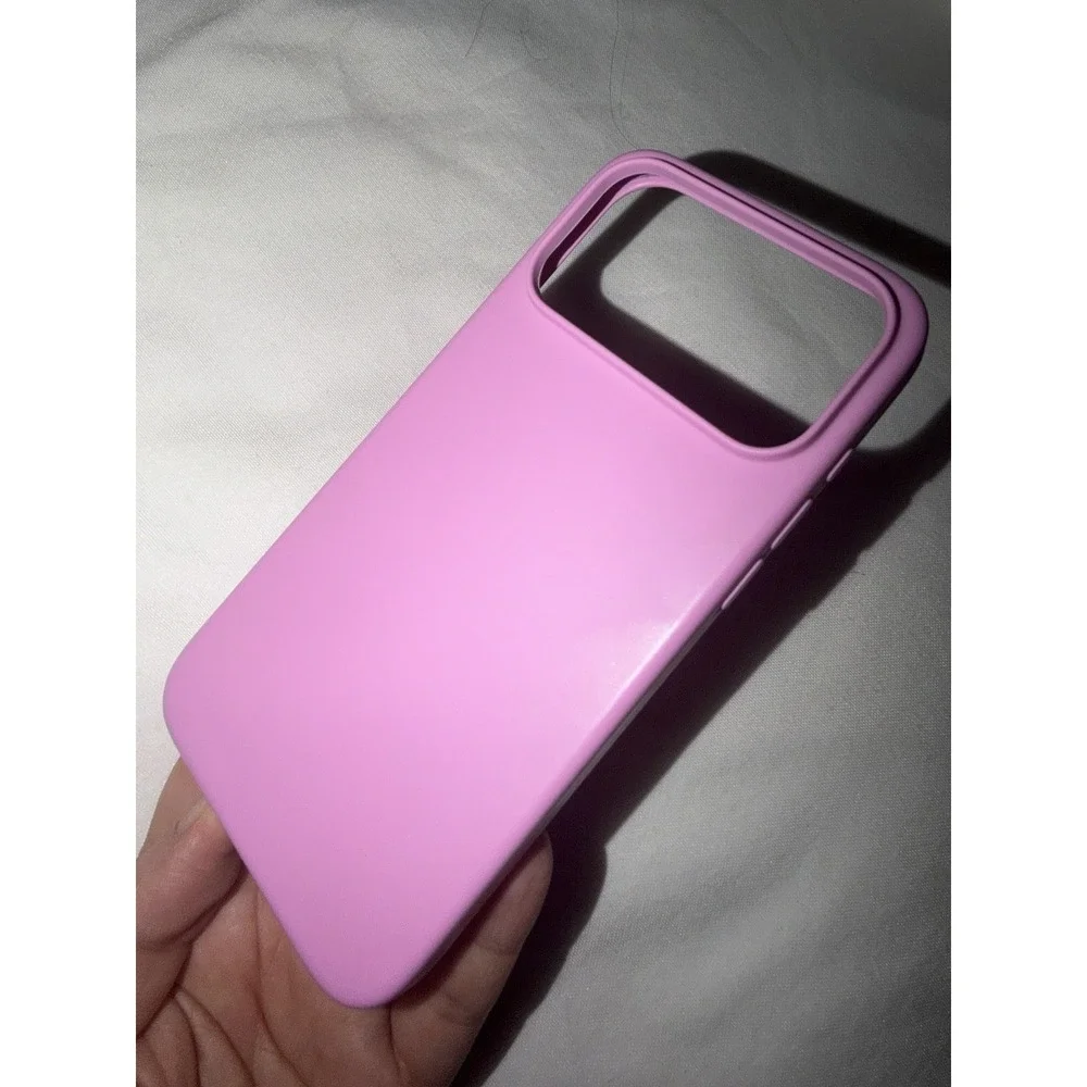 ORNARTO Liquid Silicone Case for iPhone 17 Pro Max Protect your phone Pink